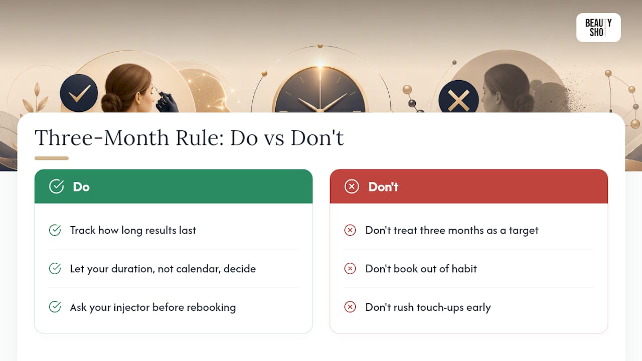 Why the "every three months" rule gets misunderstood — overview diagram